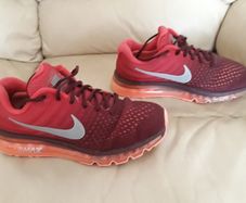 Nike Air Max 2017 Size UK-8/EUR-42.5 849559-601 Night Maroon/Gym Red-White-2016