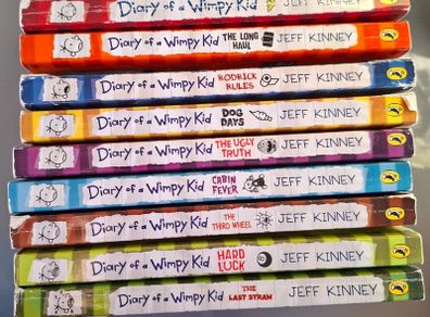 Diary Of A Wimpy Kid. 9 Paperback Books