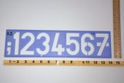 6 Helix Sign Writing Stencils (Height 4inch)