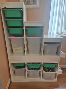 Trofast Toy Shelves