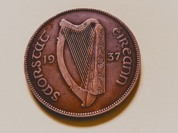 1937 Saorstat Eireann Penny