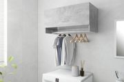 Wardrobe Concrete Grey 70x32.5x35 cm Chipboard