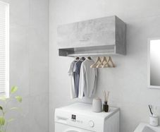 Wardrobe Concrete Grey 70x32.5x35 cm Chipboard
