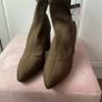 ankle boot sock boot size 40 khaki boot Image 2
