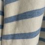 Ladies blue stripe crewneck plus size New Image 3