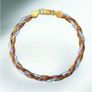 Vintage Italian 18K Gold & 925 Silver Bracelet Image 10