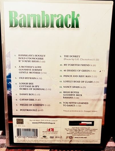 Barnbrack. Shades Of Green. DVD