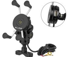 New Bike Motorbike Bicycle Scooter USB Cable Phone Handle Holder Mount # 1563