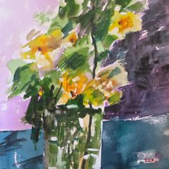 flower amazsion watercolour