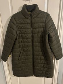 Boden 3/4 length quilted puffs jacket size 20