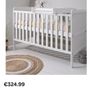 White baby cot Image 3