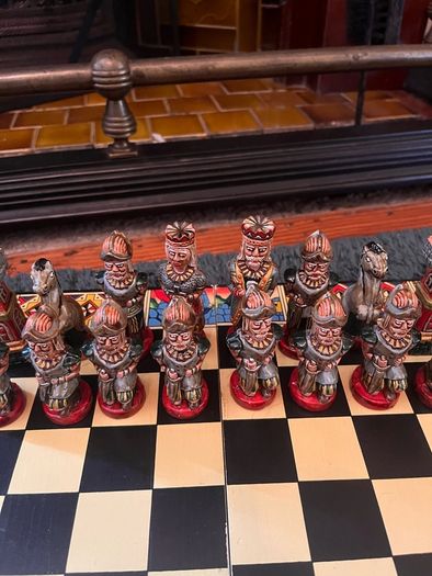 Beautiful Hand-painted Chess Set