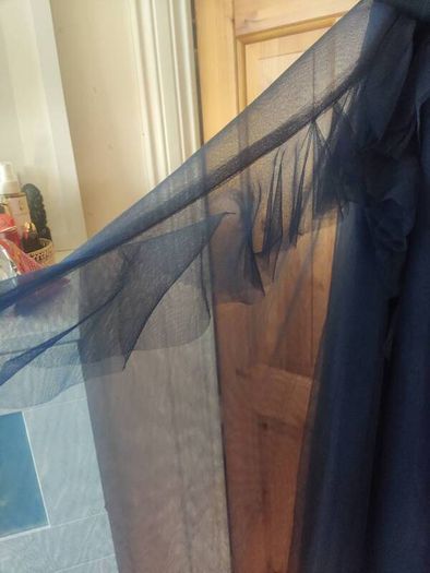 Navy long dress size M-L TS couture atelier designer special occasion  dress