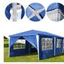 3x6M Awning Gazebo Tent with 6 Sidewalls Marquee Party Tent Green Fully Waterproof For Outdoor Event Image 8