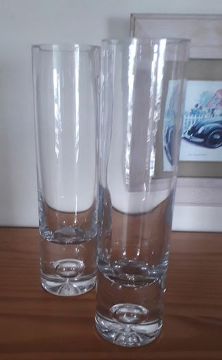 Pair of Bubble Base Vases