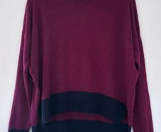 Philippe Le Bac colour block cashmere sweater