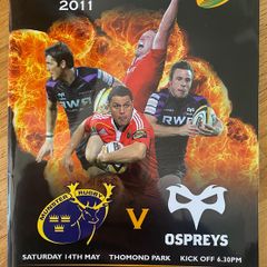 2011 Munster v Ospreys - Magners League Play-Off Programme