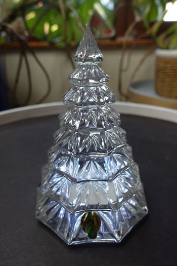 Waterford Crystal Clear Christmas Tree Sculpture