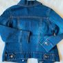 Girls Brand New Soft Denim Jacket with 9 diamond buttons Image 6