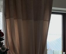 Beige Curtains - Set of 2