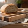 Handmade Smaller Edge-Grain Chopping Board - Maple, Walnut and Cherry Hardwoods Image 2