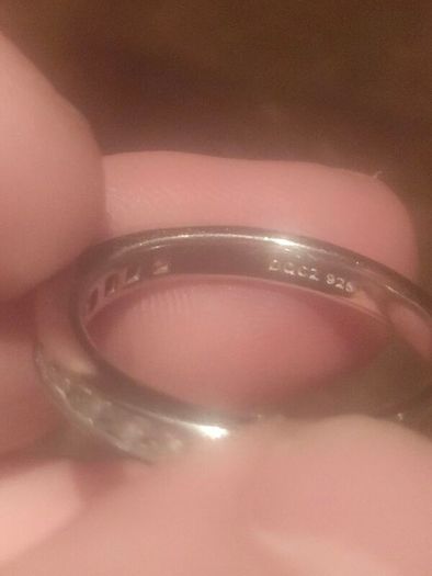 Sterling Silver CZ Half Eternity Ring