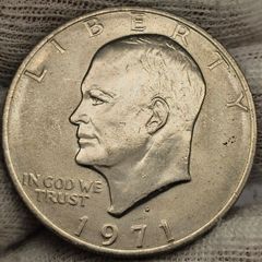 USA United States 1971 D Eisenhower Dollar
