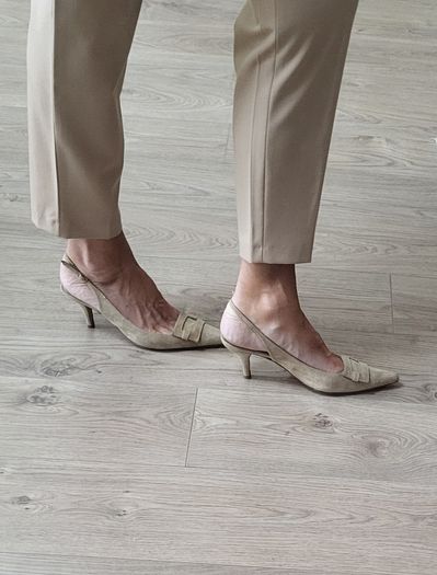 CAMBIO Kate tan cigarette style pants Sz 10UK - Bnwot -Rrp 159.90