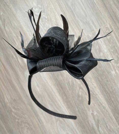 Black Fascinator Headband