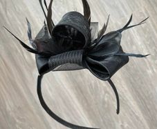 Black Fascinator Headband