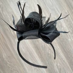 Black Fascinator Headband