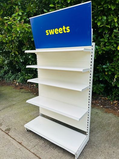 Shop Shelving Sweets Display Unit With Branding