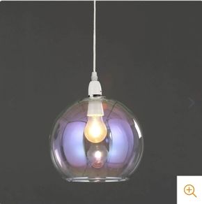 Glass round ball shape lamp shade
