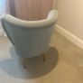 Grey velvet Armchair Image 2