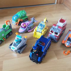 Paw Patrol vehicles and tower