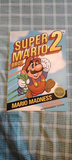 Super Mario Bros. 2 A4 Poster/Wall Art