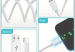 2.4A USB Type-C Fast Charging Data Sync Cable For Samsung