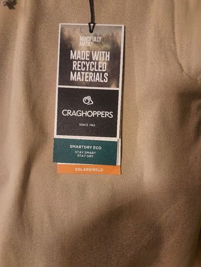 Craghoppers Womens  Kiwi Pro Crop Shirts Colour Desert Sand Size 16