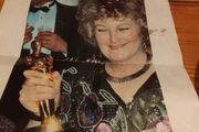 Brenda Fricker signed photographs - two prints