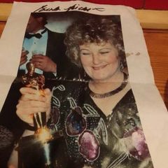 Brenda Fricker signed photographs - two prints