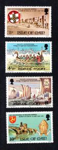 1974 Isle of Man Historical Anniversaries Commemorative Stamp Mint Never Hinged (MNH)