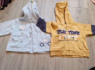 Two baby hoodies (newborn/3-6 months)