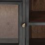 TV Cabinet Grey 120x30x40 cm Solid Acacia Wood and Steel Image 5