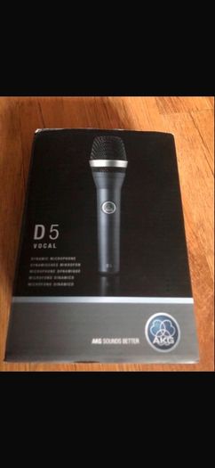 AKG D5 Dynamic Vocal Microphone & Mic Stand, Ohuhu Microphone Stand.