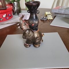 Candle holder elephant