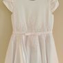 Sarah Louise Communion / flower girl  Dress size 7 years with tights Image 4