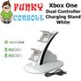 Xbox One S X Controller Dual Charger Docking Station Charging Stand Dock White Image 6