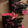 Roller Skates Pink and Black Image 2