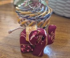 Vintage Elephant Keyring