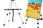 66"/167cm Easel Stand Tabletop and Floor Art Easel, from 21" to 66" Height Adjustable Picture/Poster/a2 a3 a4 Canvas Display Stand with Carry Bag